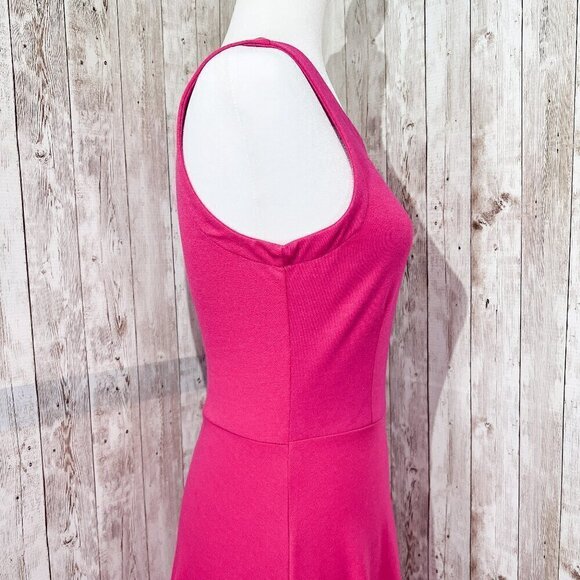 Women's Old Navy Dress | Sleeveless | Small | Fit And Flare | Knee Length | Pink - Picture 9 of 16